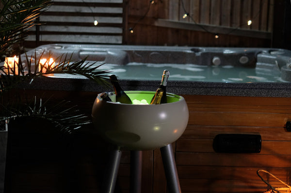 Why a cooler table is the perfect hot tub accessory